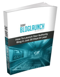 30 Day Blog Launch Blueprint